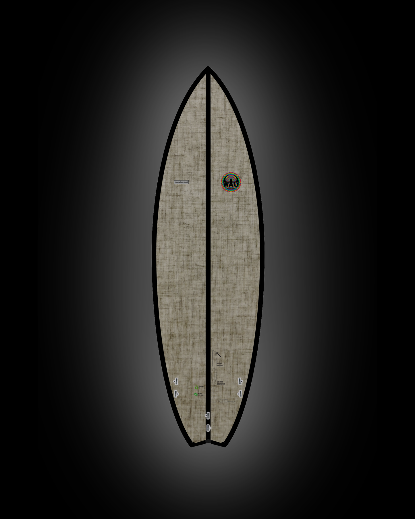 BORING B. Eco River Surfboard - Handmade in Germany