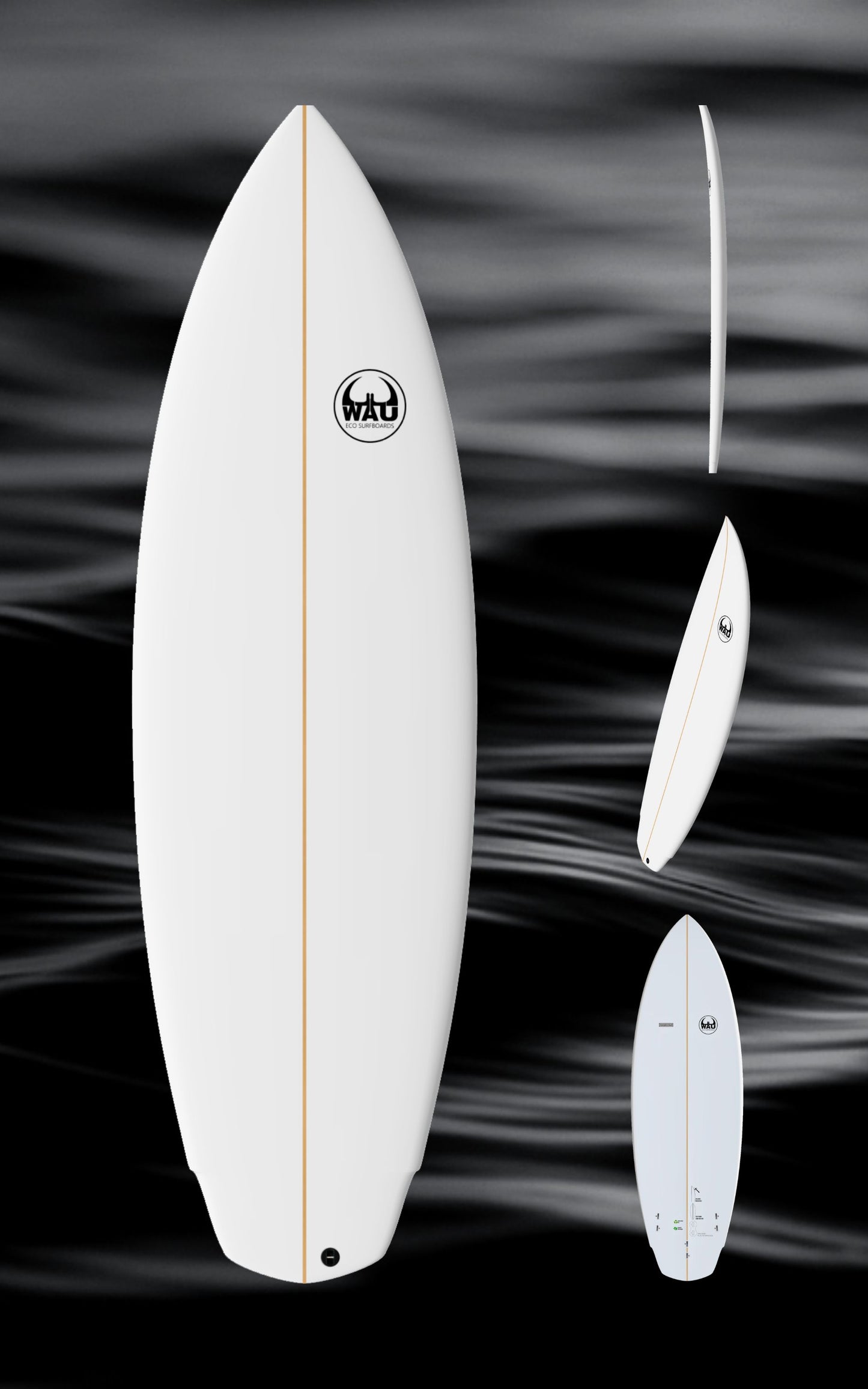 THE STAKE Eco River Surfboard  - Handmade in Germany