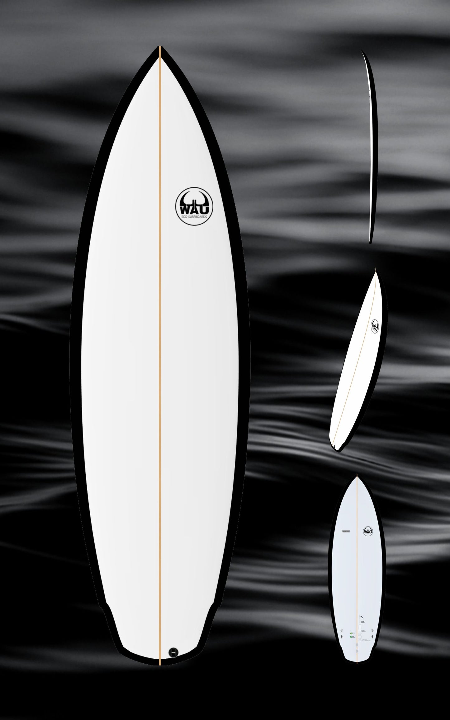 THE STAKE Eco River Surfboard  - Handmade in Germany