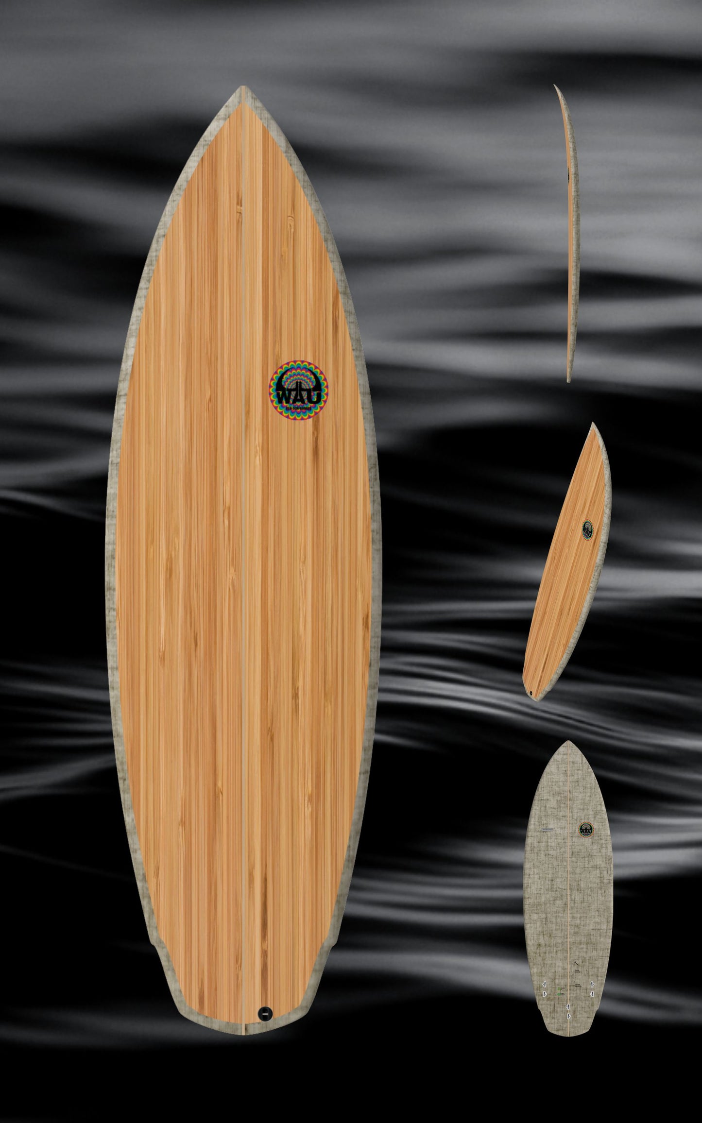 THE STAKE Eco River Surfboard  - Handmade in Germany