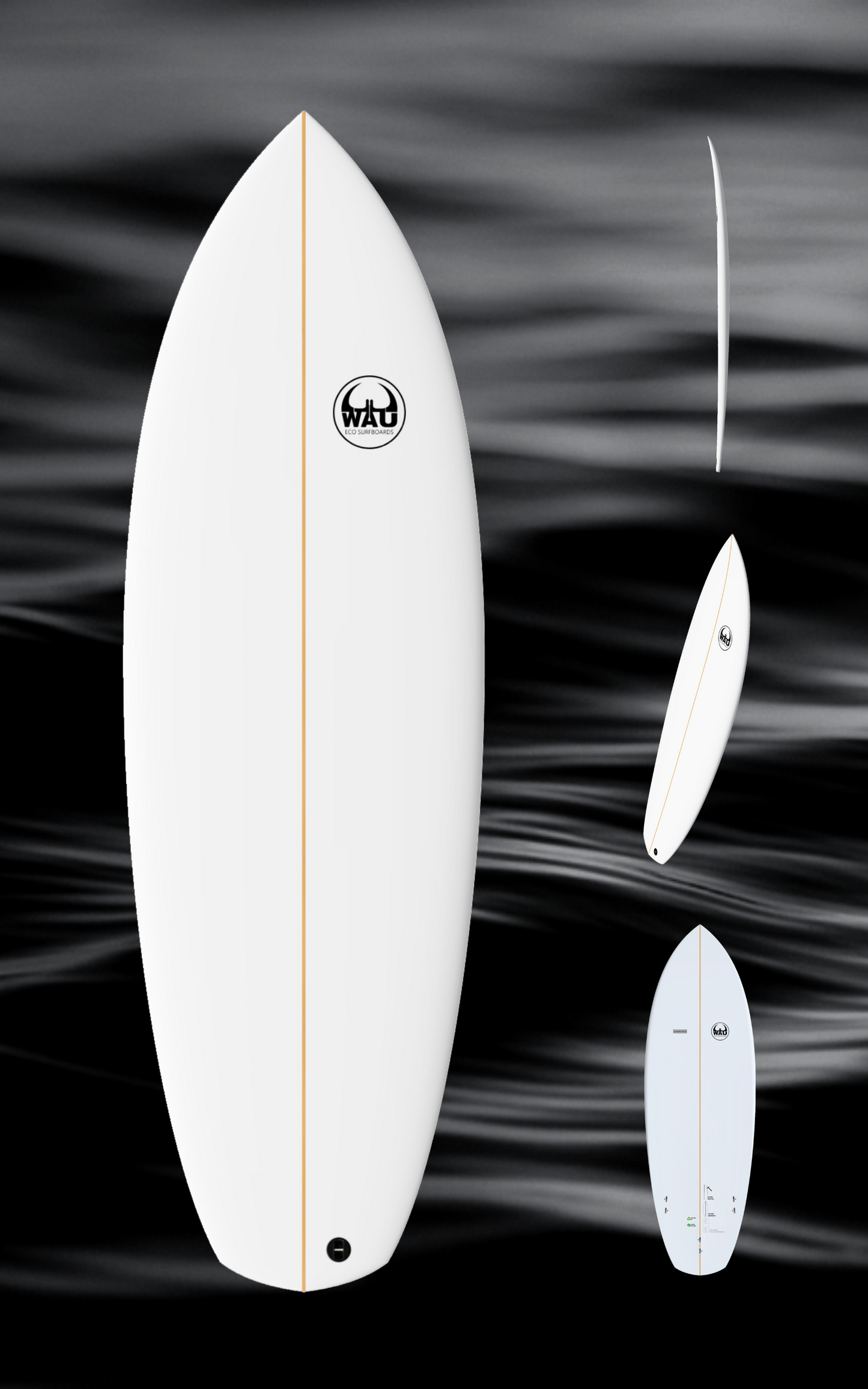 PAW Eco River Surfboard  - Handmade in Germany
