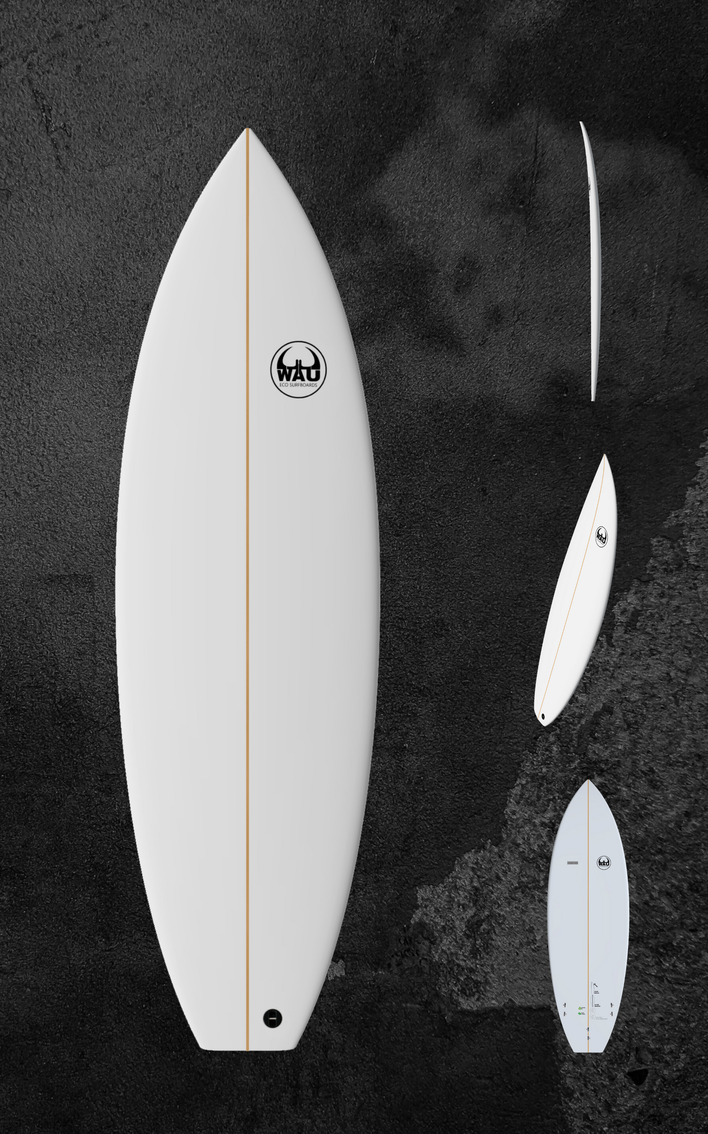THE GHOUL Eco River Surfboard - Handmade in Germany