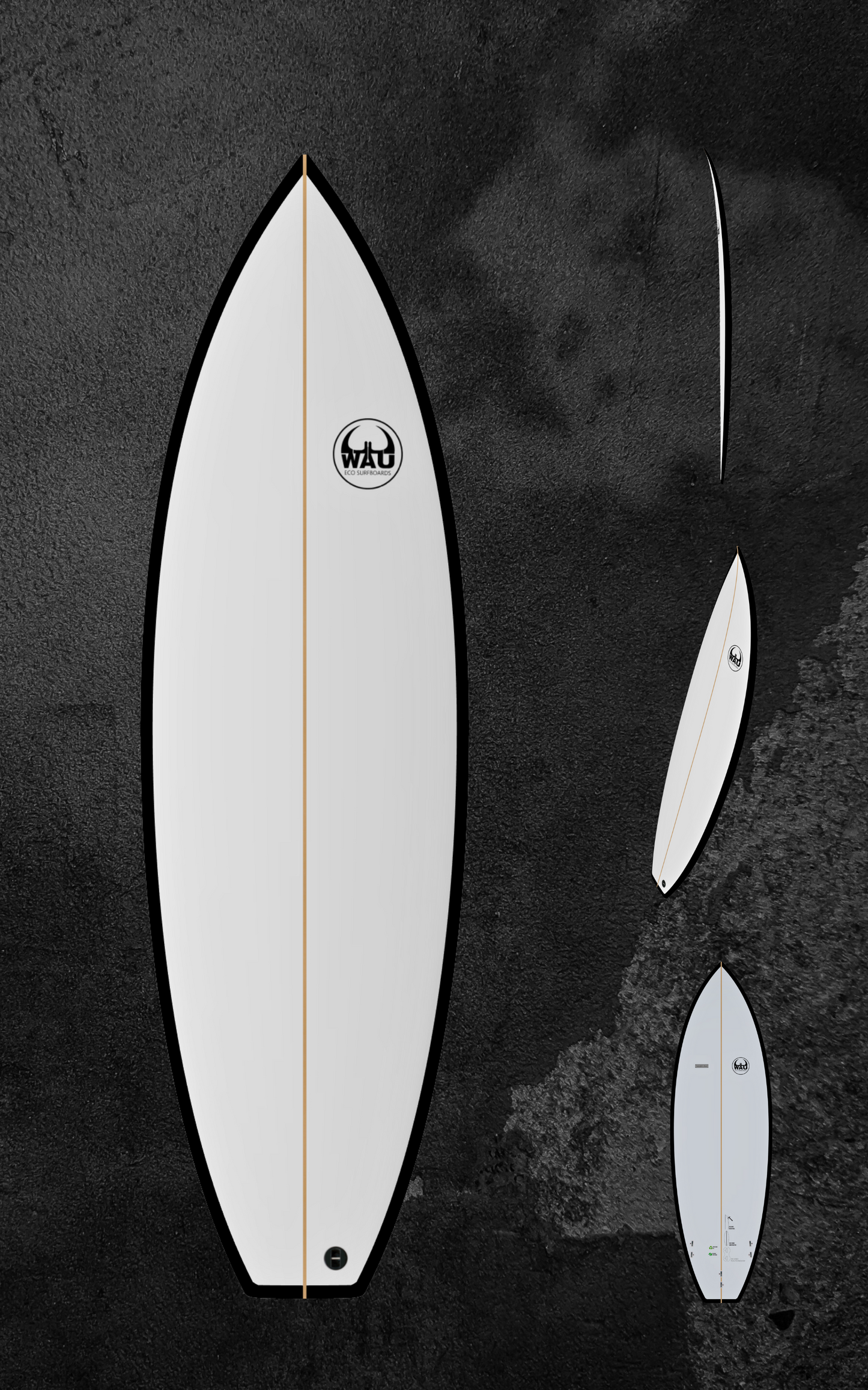 THE GHOUL Eco River Surfboard - Handmade in Germany