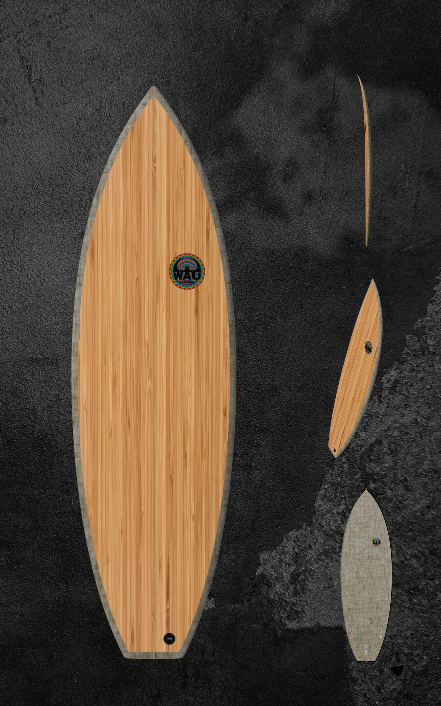 THE GHOUL Eco River Surfboard - Handmade in Germany