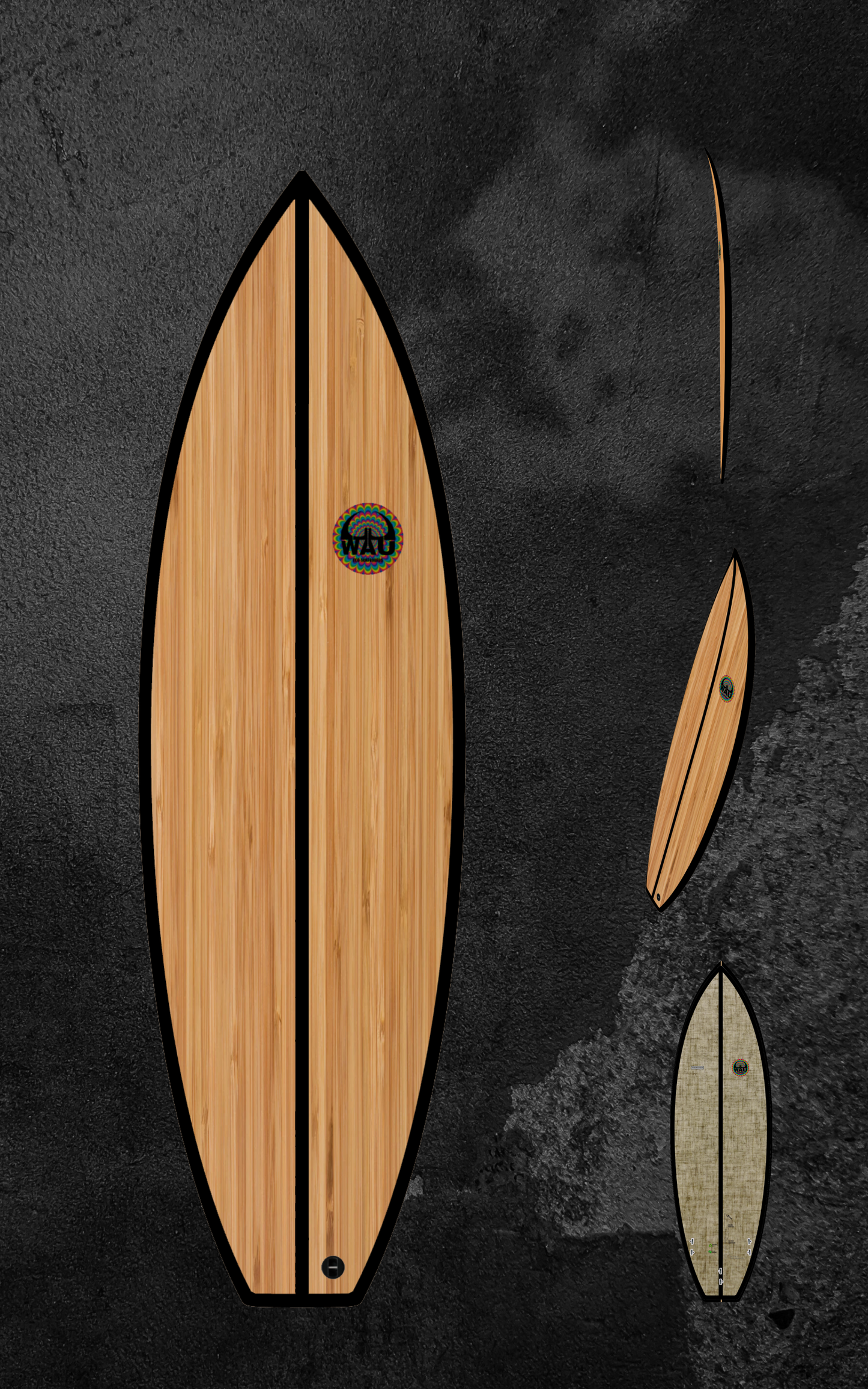 THE GHOUL Eco River Surfboard - Handmade in Germany