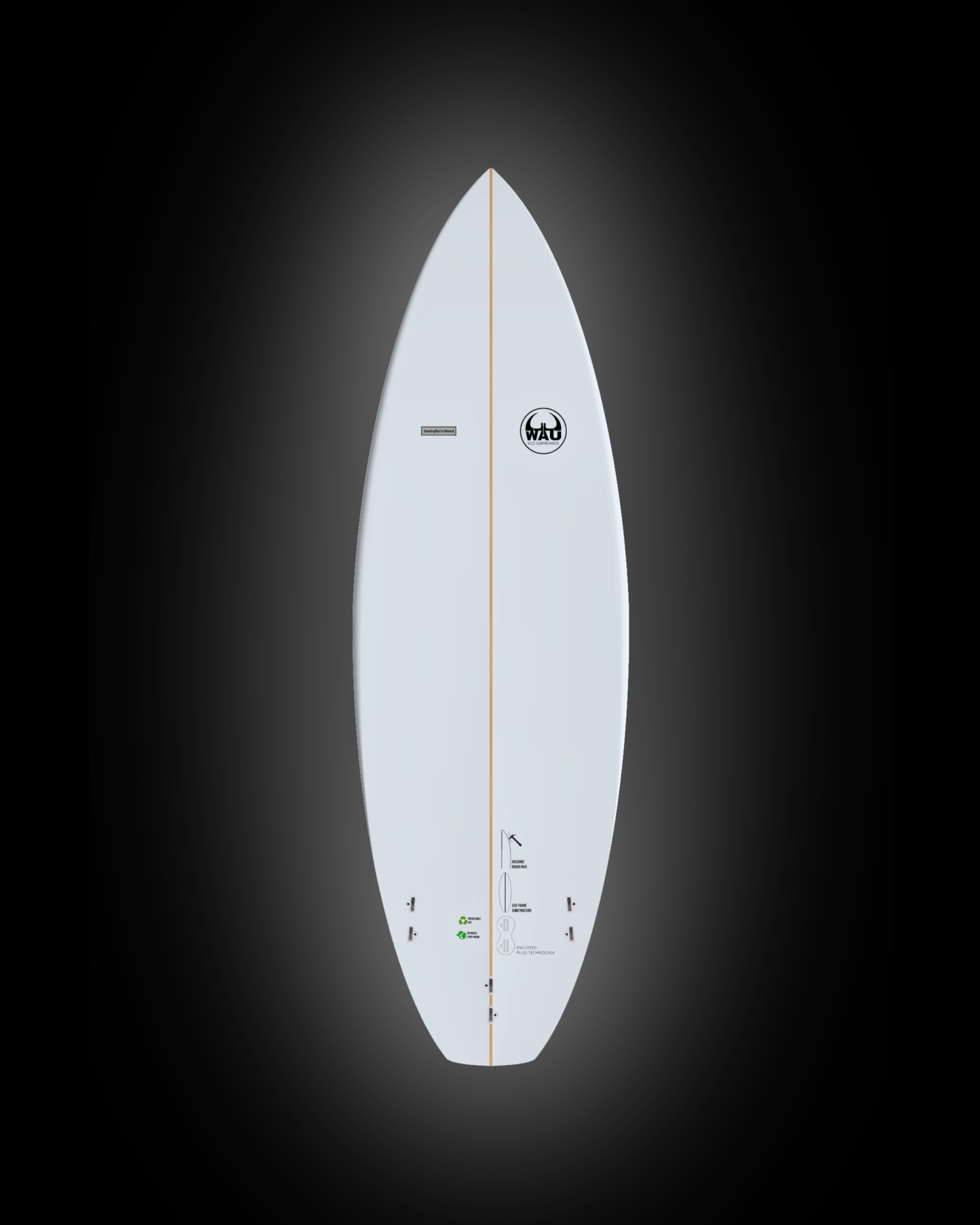 WASP Eco River Surfboard  - Handmade in Germany