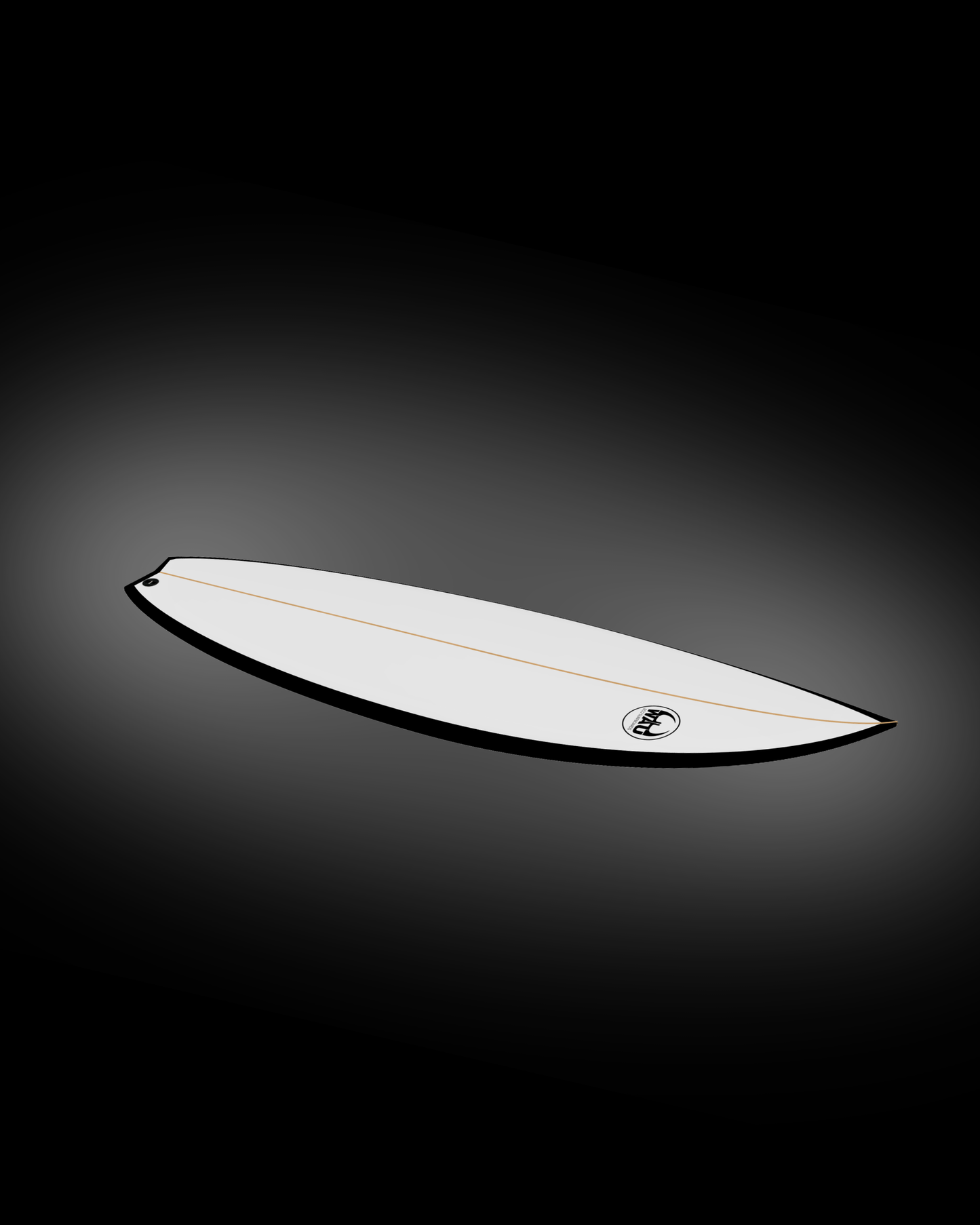 BORING B. Eco River Surfboard  - Handmade in Germany