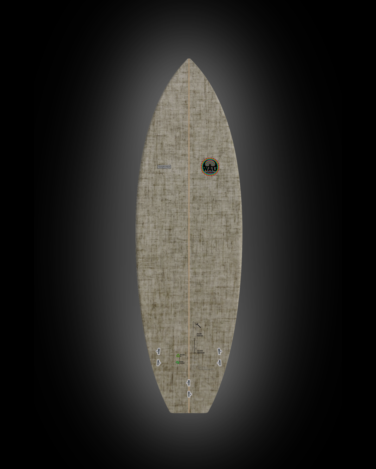 THE GHOUL Eco River Surfboard - Handmade in Germany