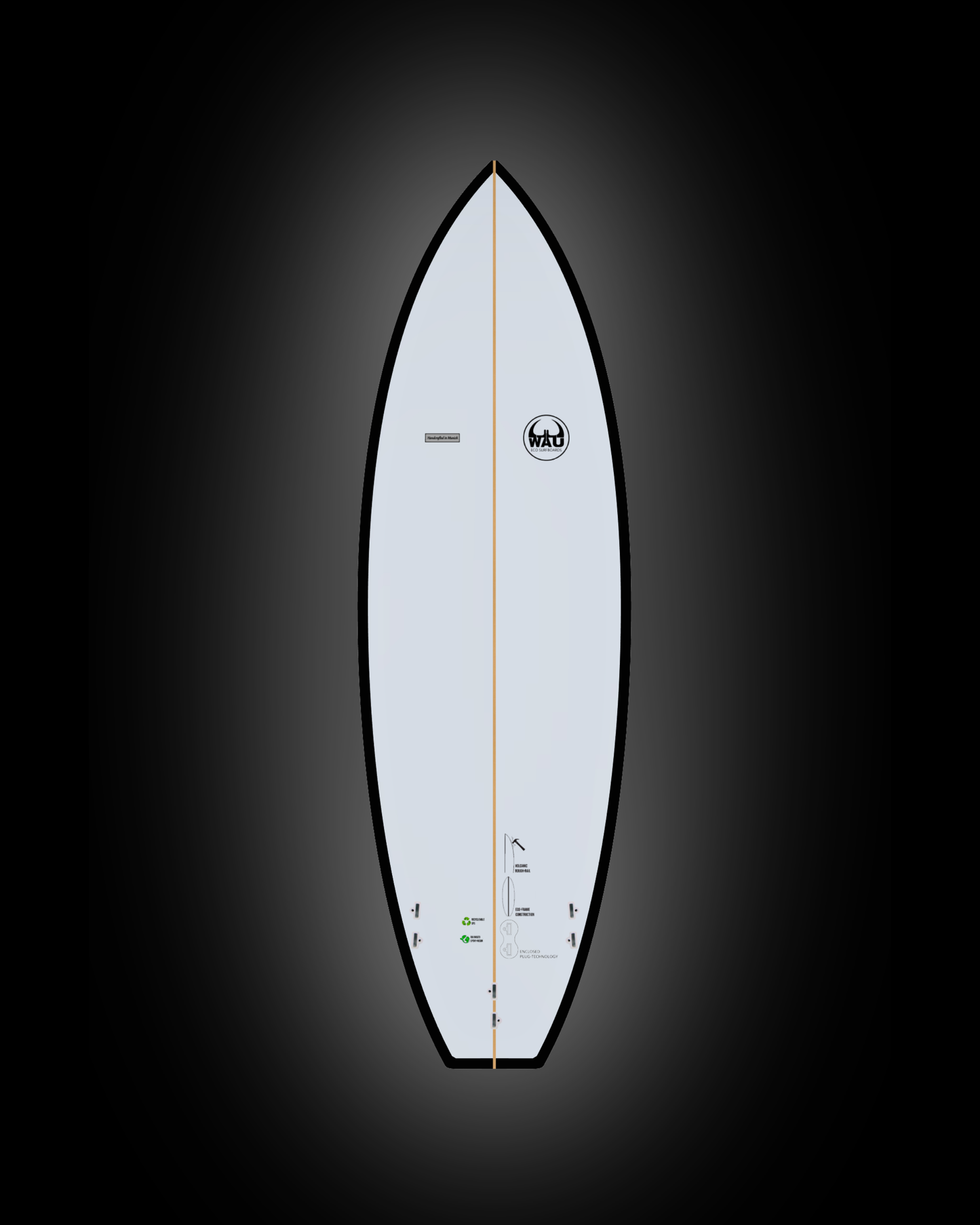 THE GHOUL Eco River Surfboard - Handmade in Germany