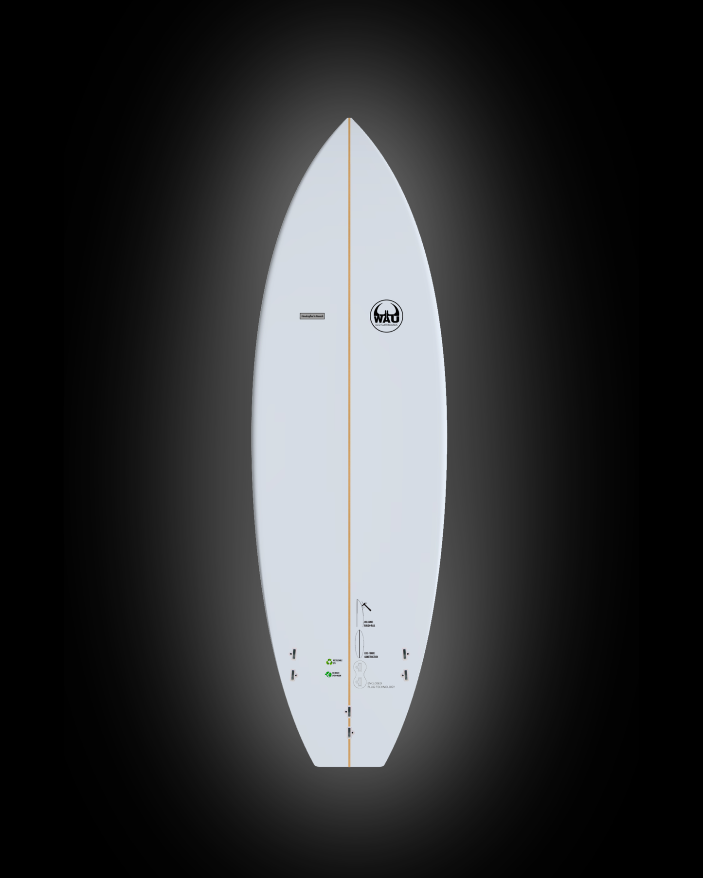 THE GHOUL Eco River Surfboard - Handmade in Germany