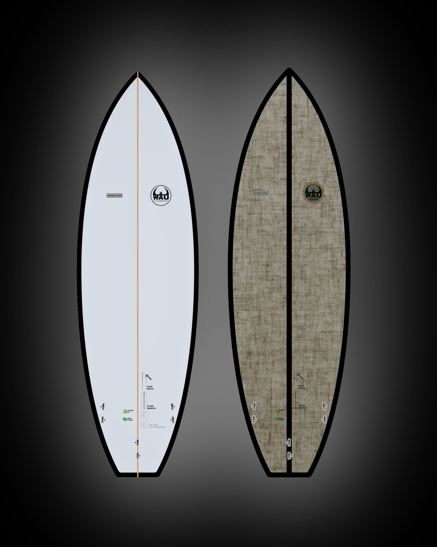THE GHOUL Eco River Surfboard - Handmade in Germany