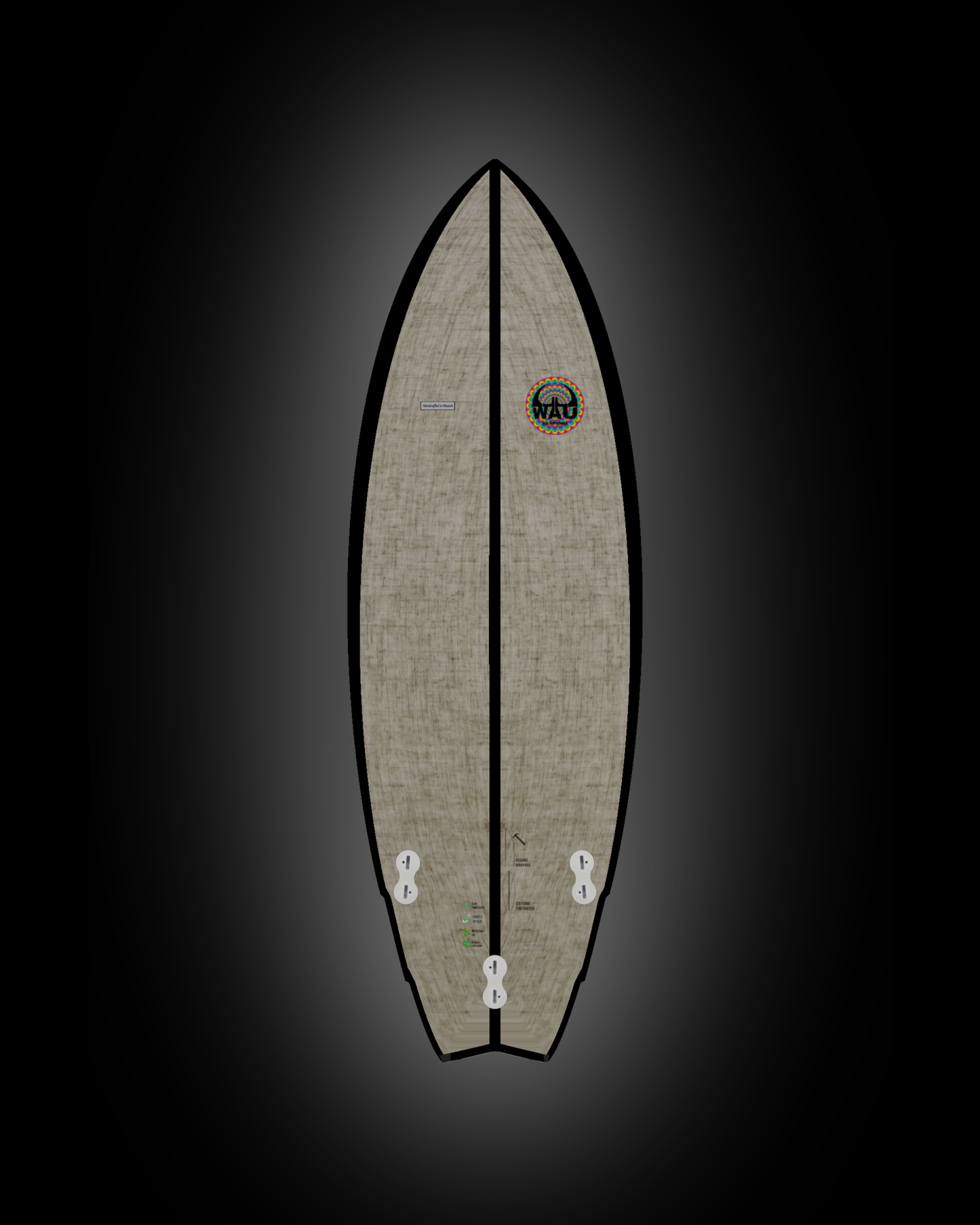 PAW Eco River Surfboard  - Handmade in Germany