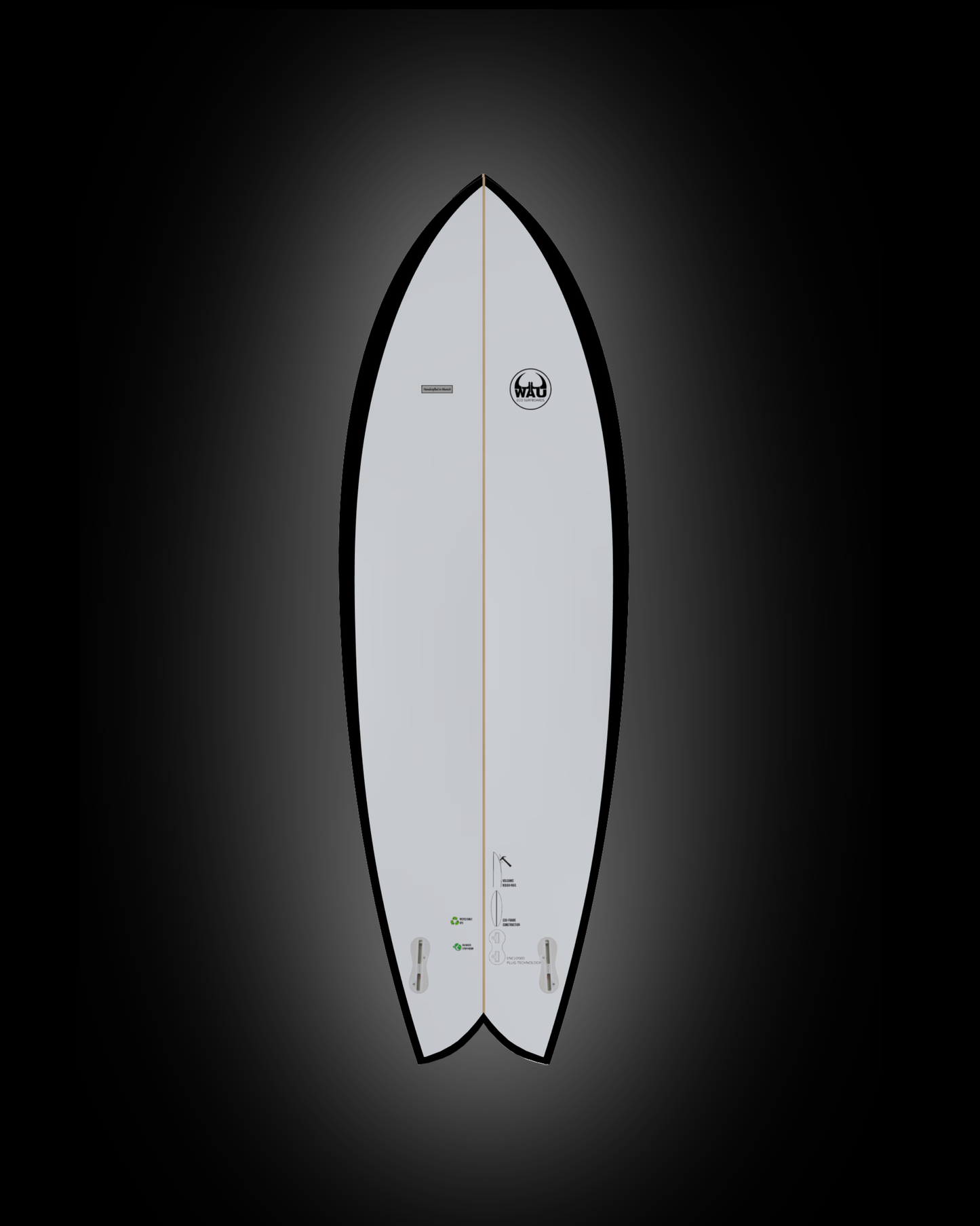 PARTY FISH Surfboard  - Handmade in Germany