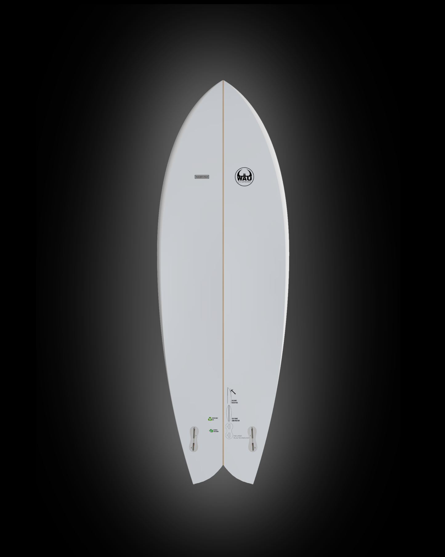 PARTY FISH Surfboard  - Handmade in Germany