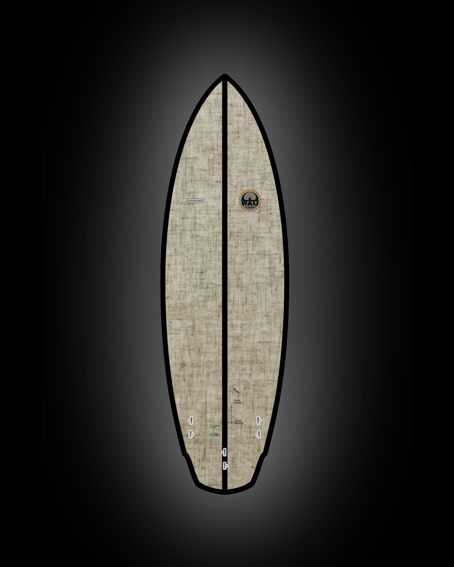 THE STAKE Eco River Surfboard  - Handmade in Germany