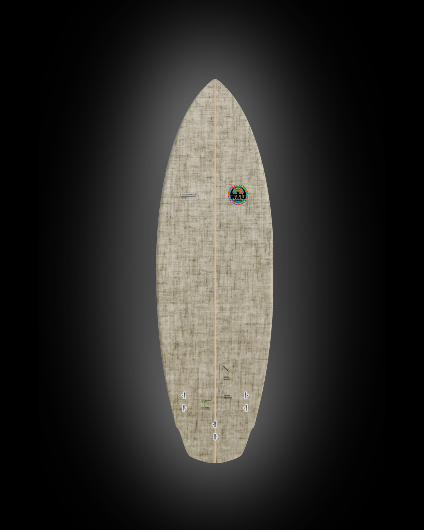 THE STAKE Eco River Surfboard  - Handmade in Germany