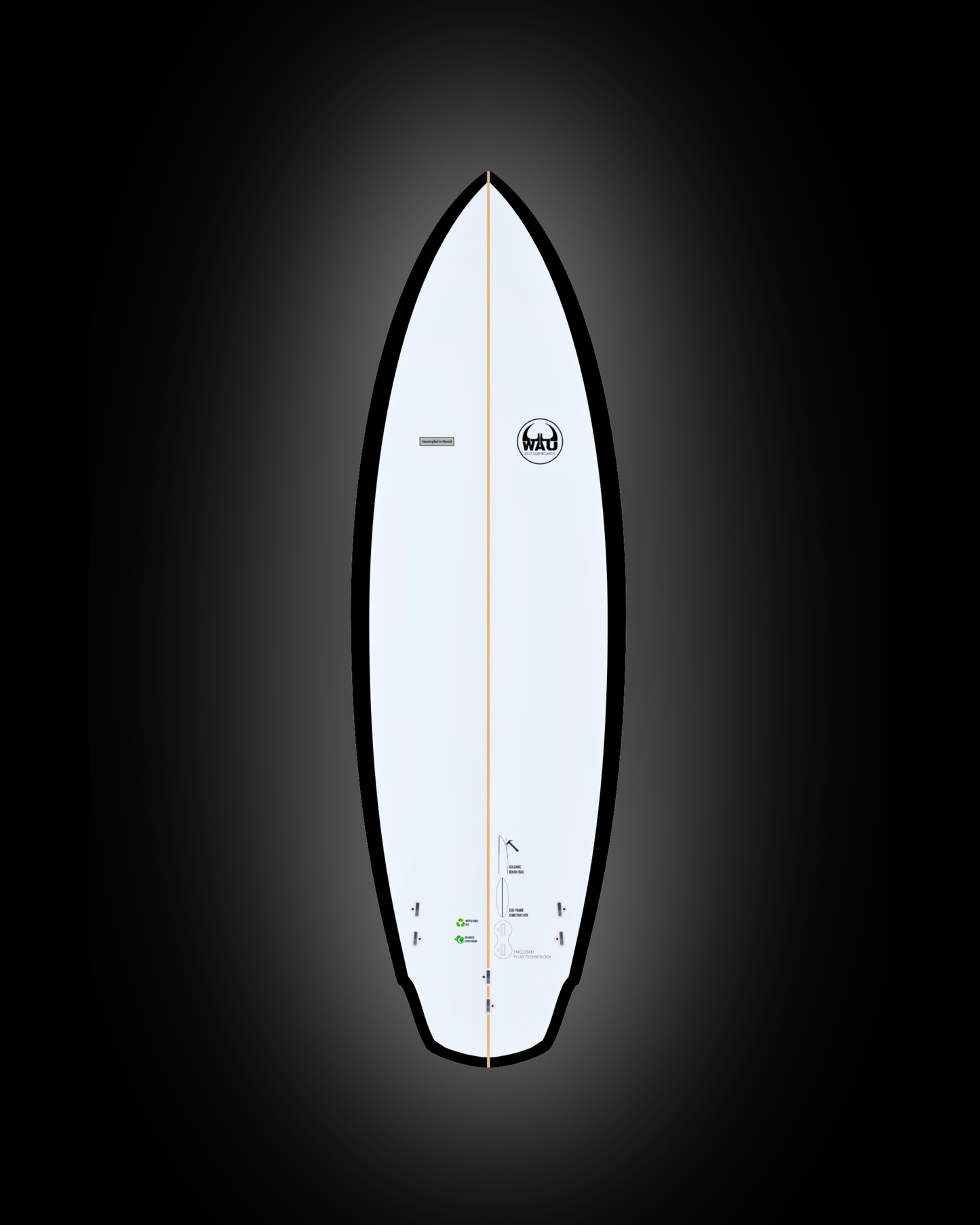 THE STAKE Eco River Surfboard  - Handmade in Germany
