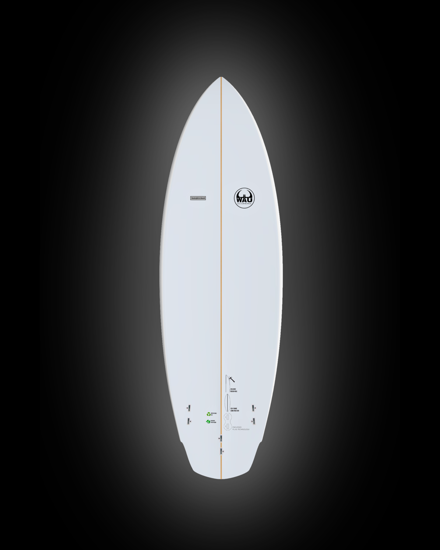 THE STAKE Eco River Surfboard  - Handmade in Germany