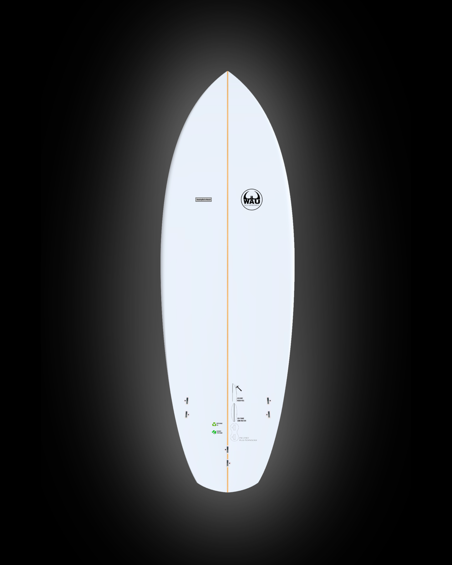 TOMBSTONE (Full Rotation) Eco River Surfboard  - Handmade in Germany