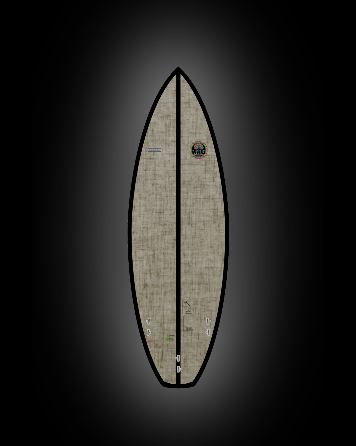 The C. Eco River Surfboard  - Handmade in Germany
