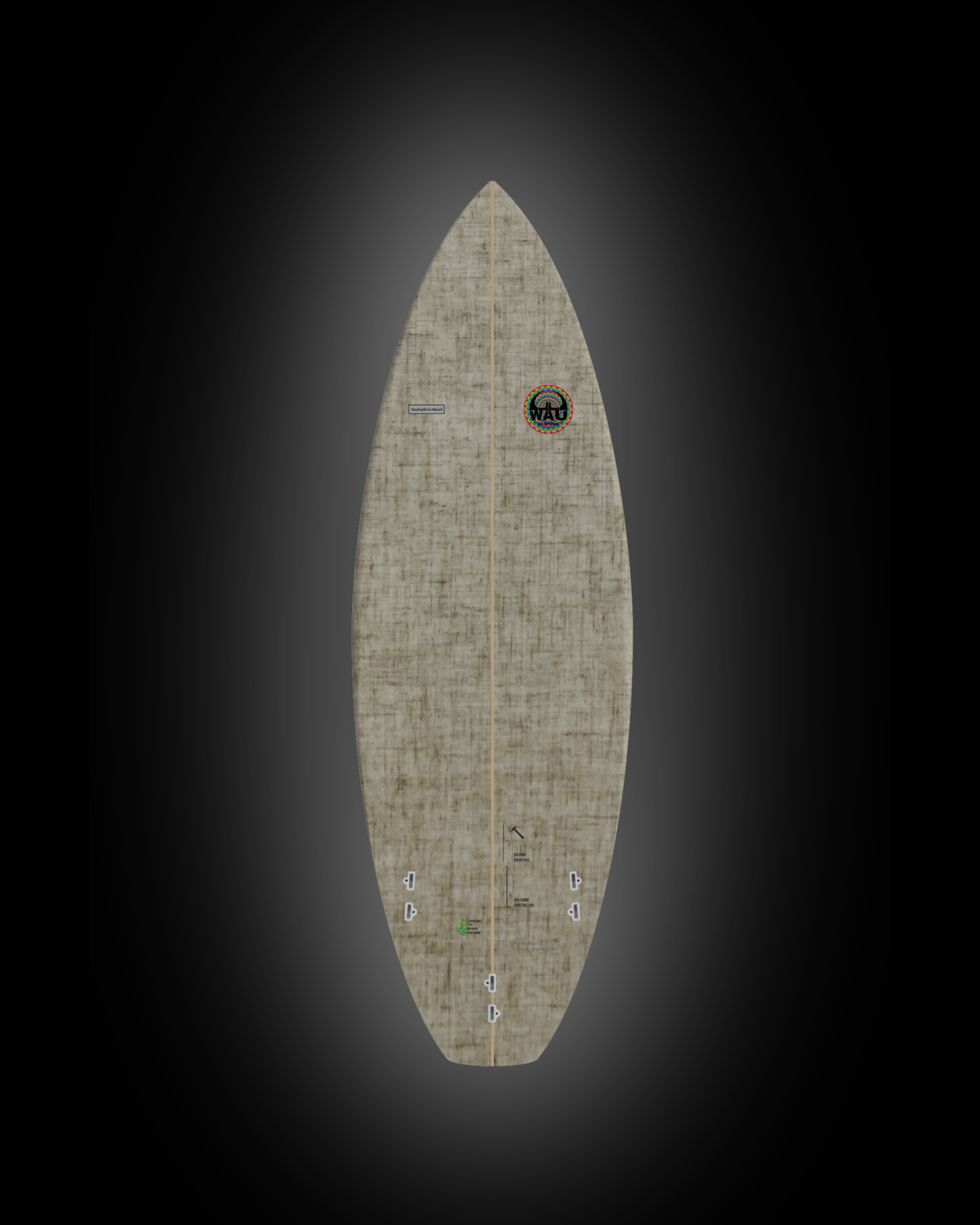 The C. Eco River Surfboard  - Handmade in Germany