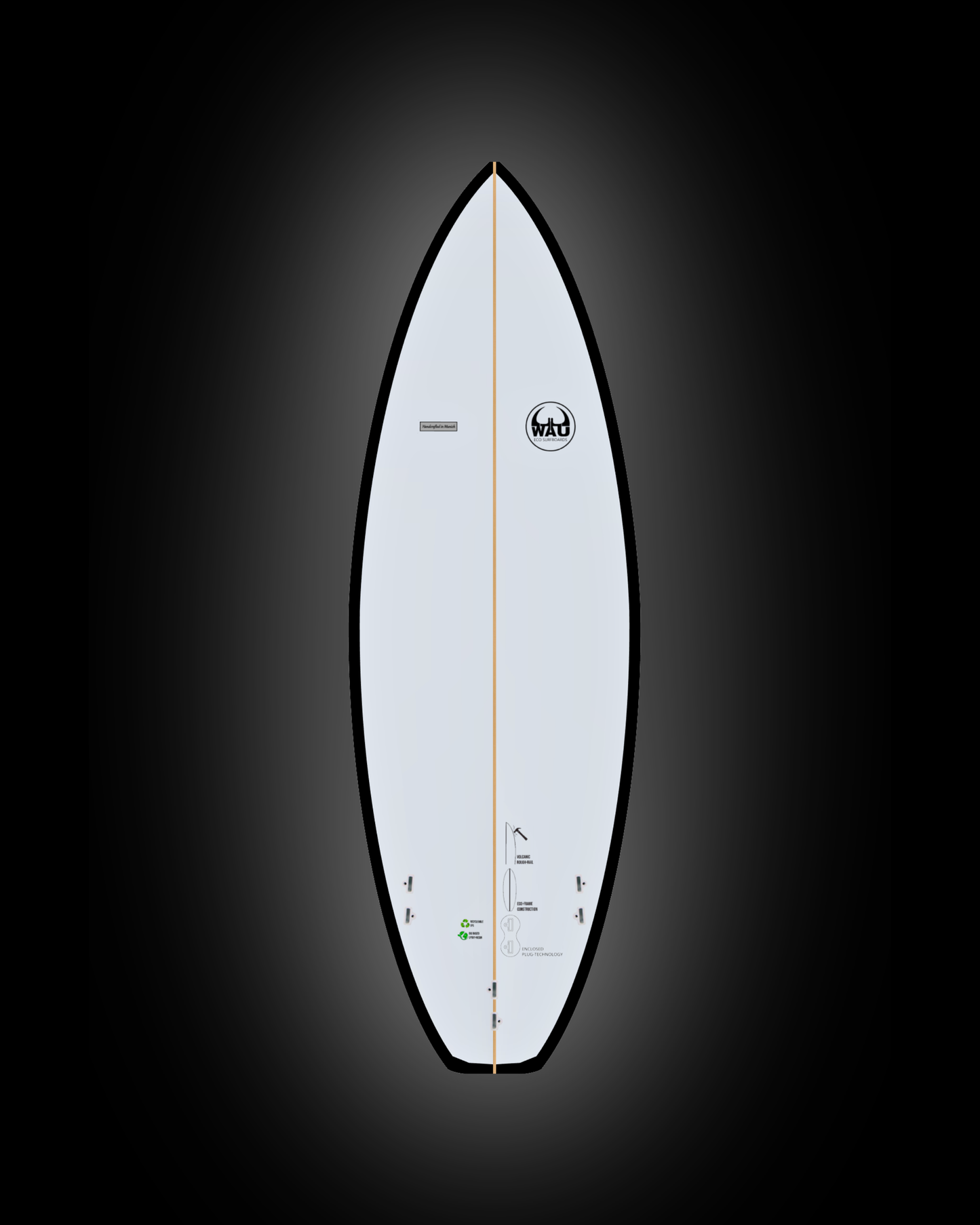 The C. Eco River Surfboard  - Handmade in Germany
