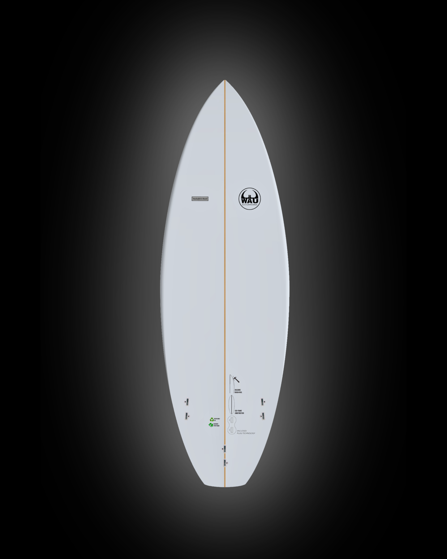 The C. Eco River Surfboard  - Handmade in Germany