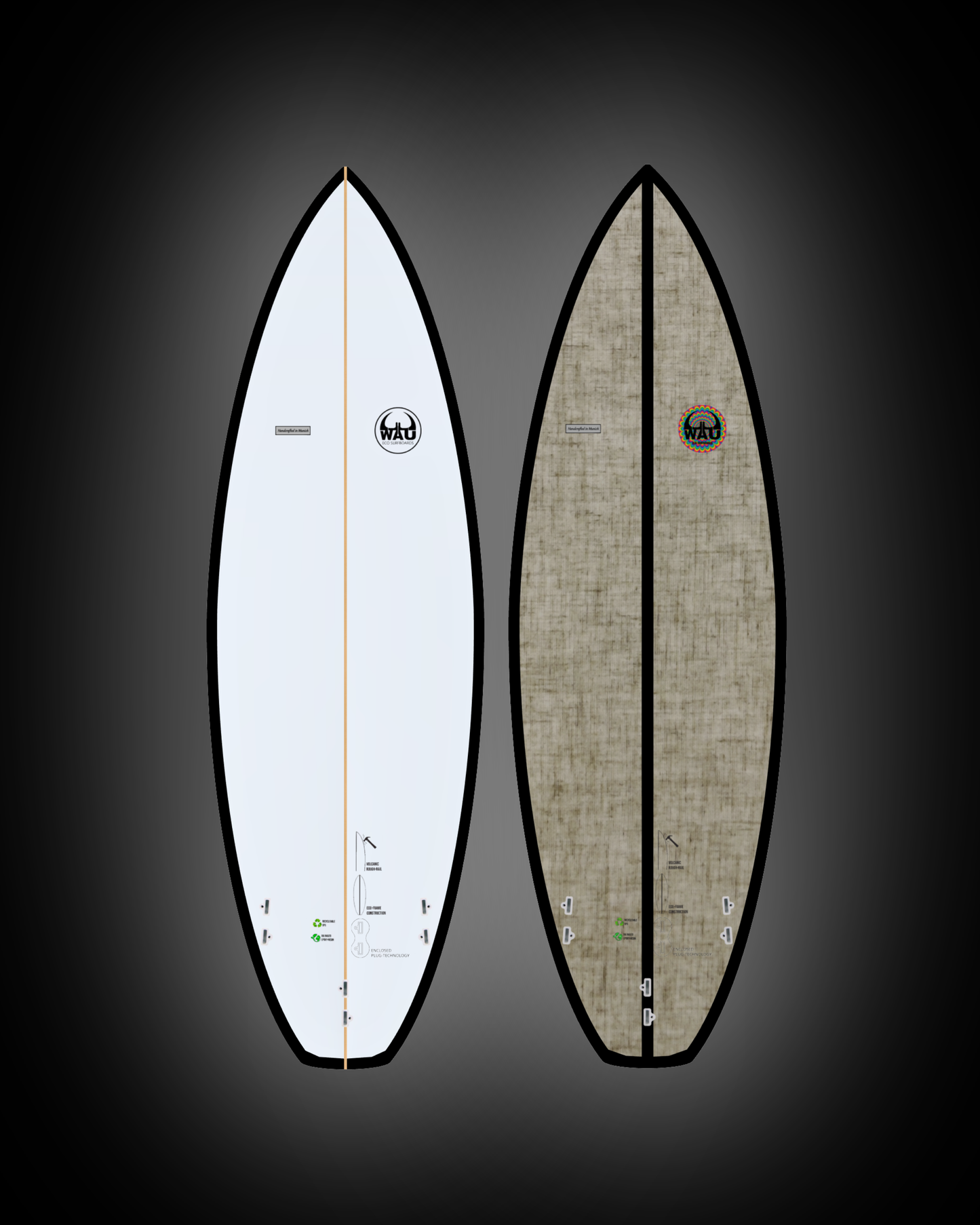 WASP Eco River Surfboard  - Handmade in Germany