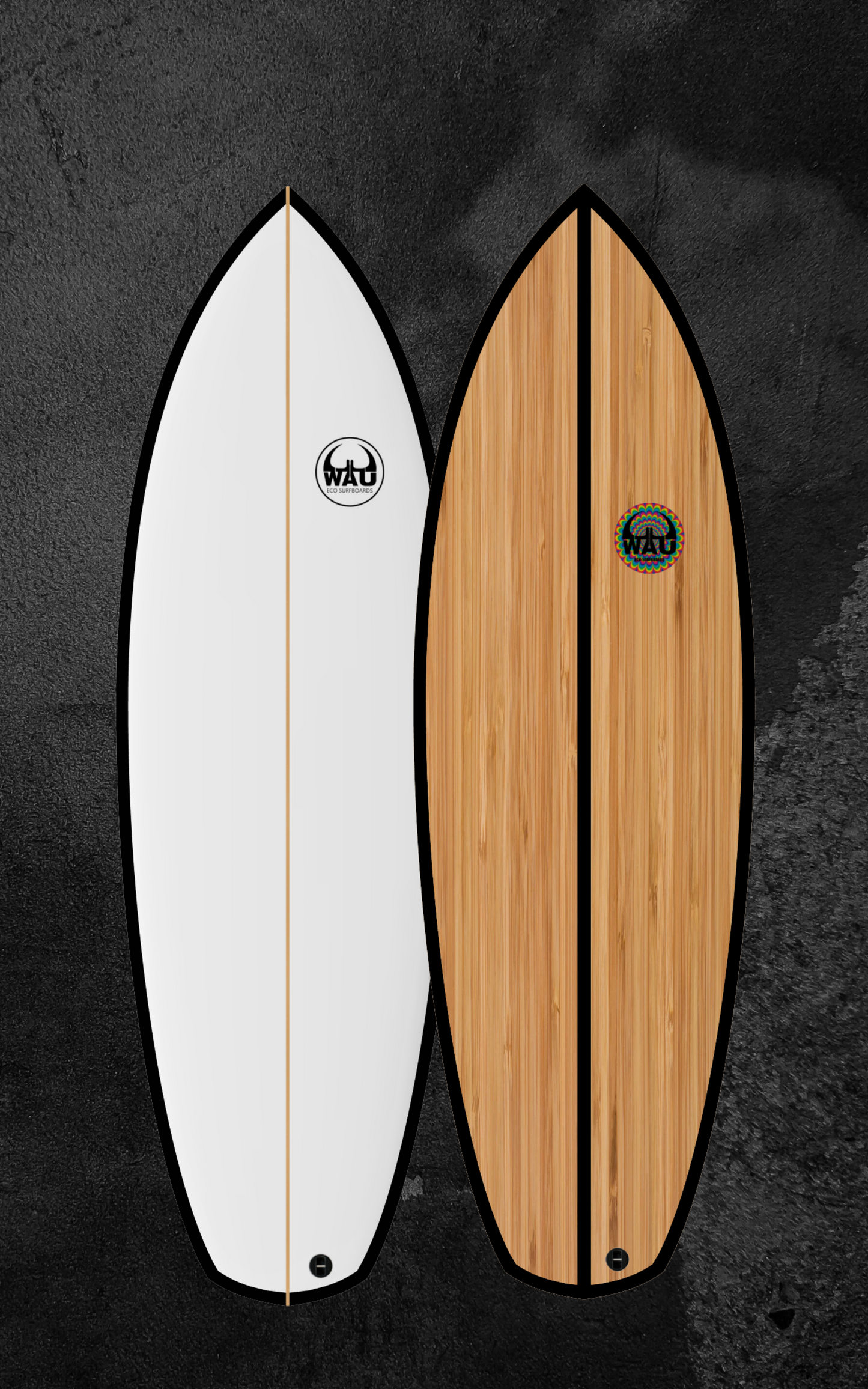 TOMBSTONE (Full Rotation) Eco River Surfboard  - Handmade in Germany