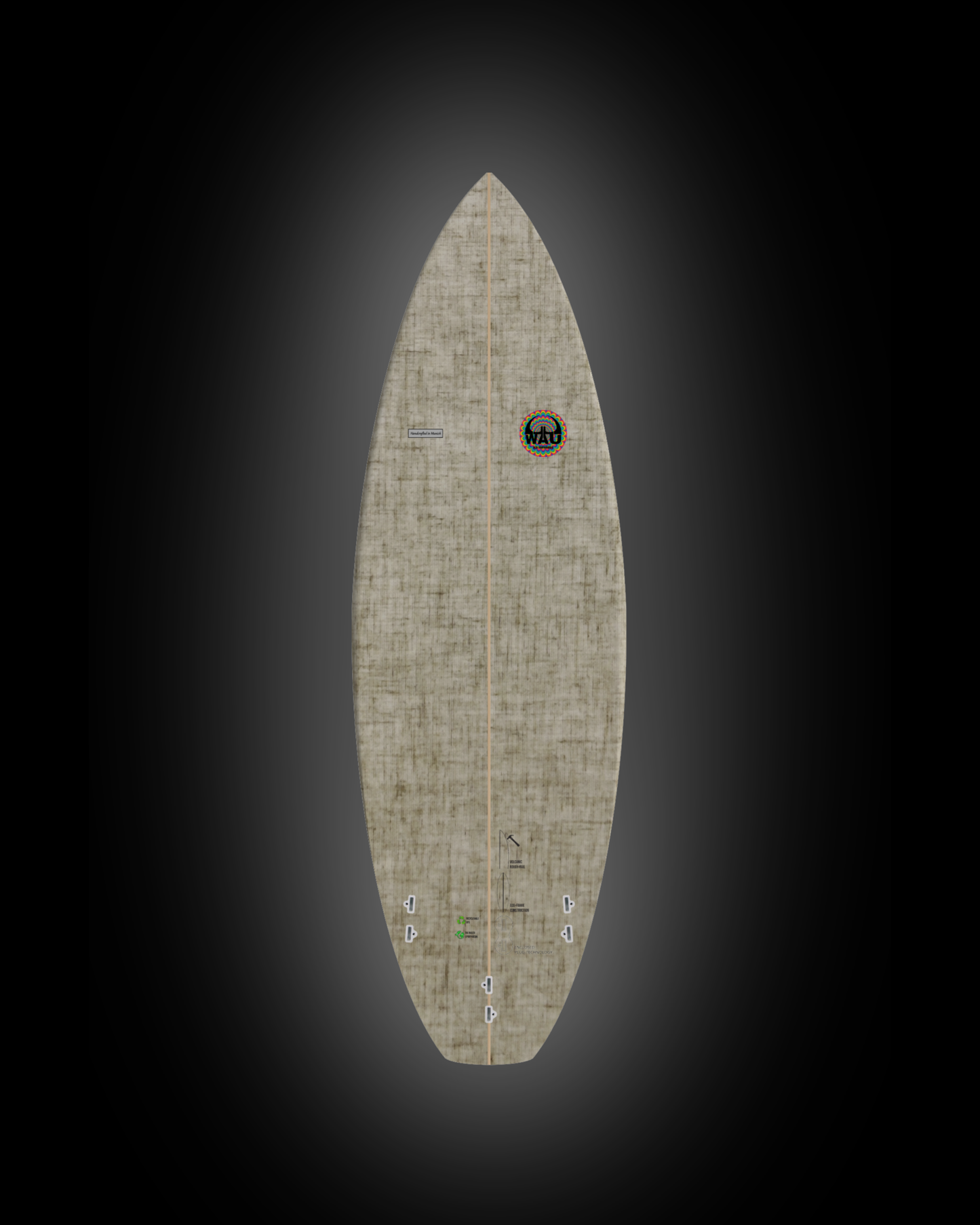 WASP Eco River Surfboard  - Handmade in Germany