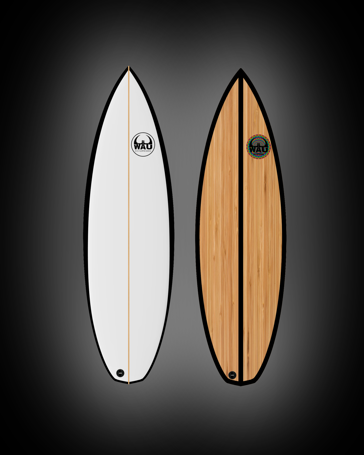 YOUNG GUN Eco River Surfboard  - Handmade in Germany